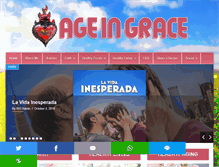 Tablet Screenshot of ageingrace.com